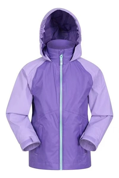 Kids Waterproof Jacket Purple