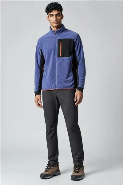 Men’s Polar Fleece Jacket With Zipper Pockets high quality